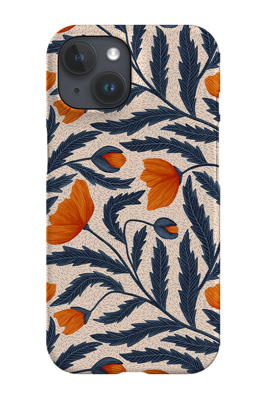 RoyalCovers.uk - Poppy Flowers by Denes Anna Design Phone Case (Beige)