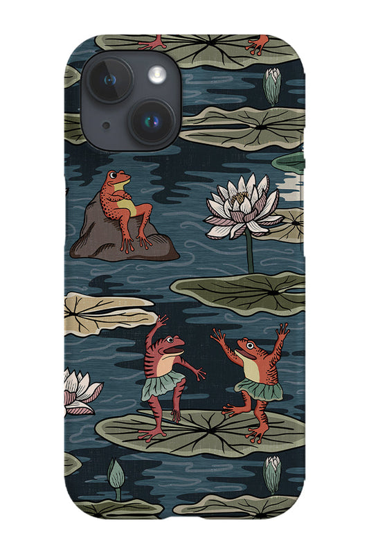 RoyalCovers.uk - Quirky Frogs by Misentangledvision Phone Case (Blue)