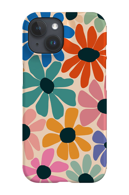 RoyalCovers.uk - Retro Fun Floral By Gavthomeu Phone Case (Colourful)