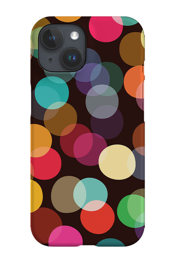 RoyalCovers.uk - Rainbow Bokeh Lights by Cecilia Mok Phone Case (Black)