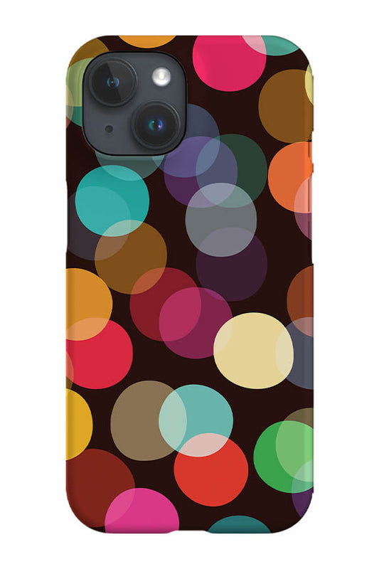 RoyalCovers.uk - Rainbow Bokeh Lights by Cecilia Mok Phone Case (Black)