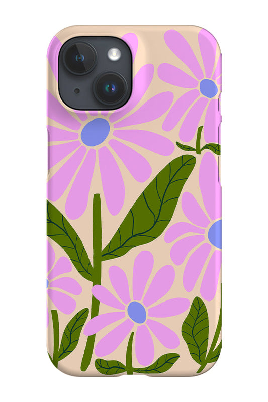 RoyalCovers.uk - Retro Groovy Daisy By Gavthomeu Phone Case (Beige)