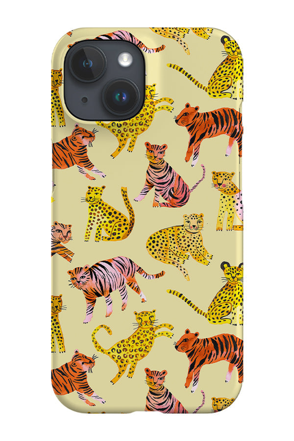 RoyalCovers.uk - Safari Tigers By Ninola Design Phone Case (Yellow)