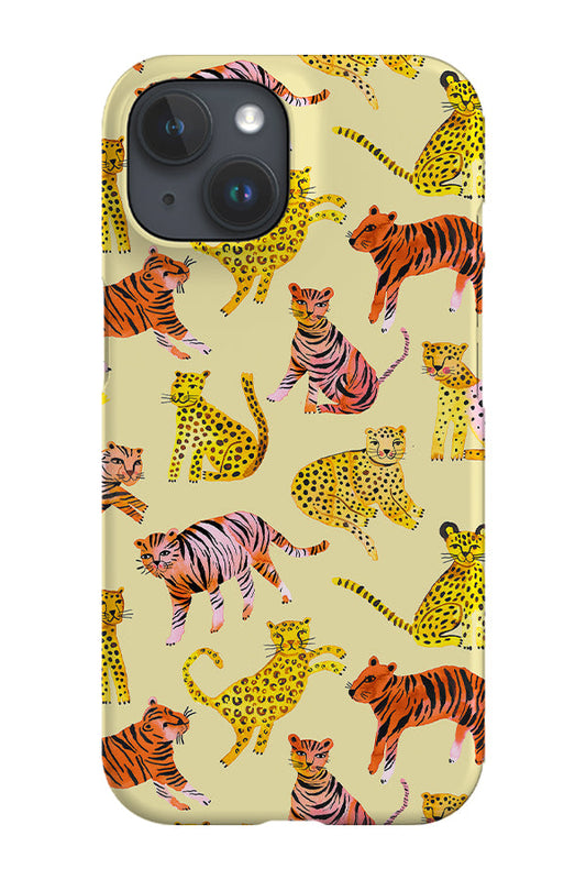 RoyalCovers.uk - Safari Tigers By Ninola Design Phone Case (Yellow)