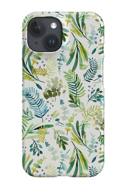 RoyalCovers.uk - Tuscany Leaves By Ninola Design Phone Case (Green)