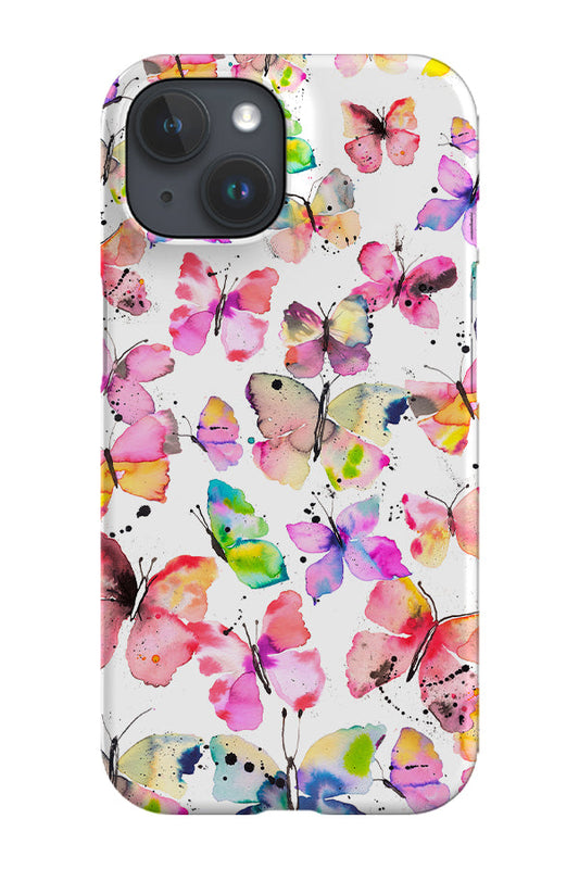 RoyalCovers.uk - Watercolour Cottagecore Butterflies By Ninola Design Phone Case (Rainbow)