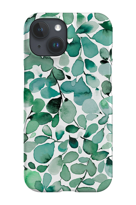 RoyalCovers.uk - Eucalyptus Green Leaves By Ninola Design Phone Case (Green)