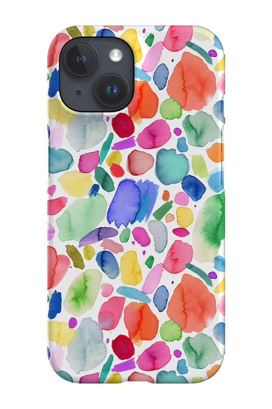 RoyalCovers.uk - Watercolour Abstract Shapes By Ninola Design Phone Case (Colourful)