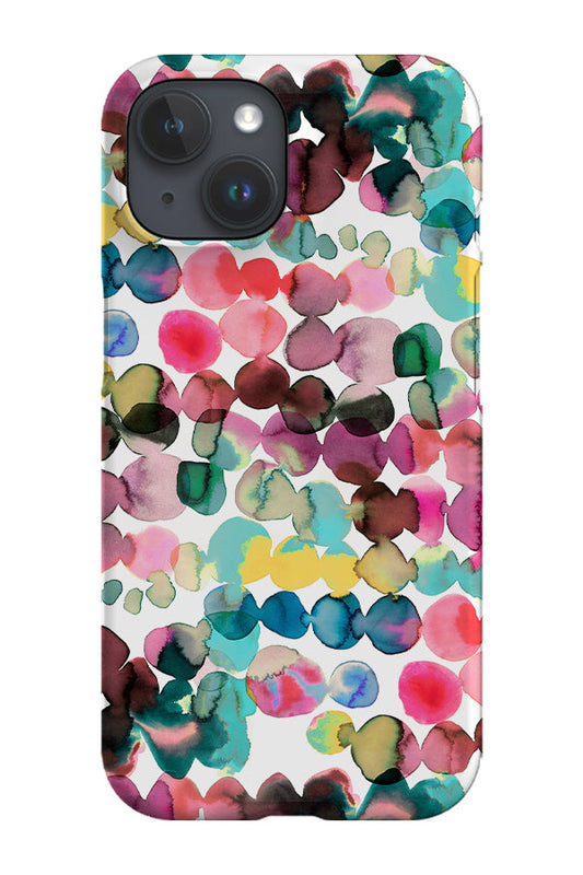 RoyalCovers.uk - Watercolour Modern Ink Dots By Ninola Design Phone Case (Multicolour)