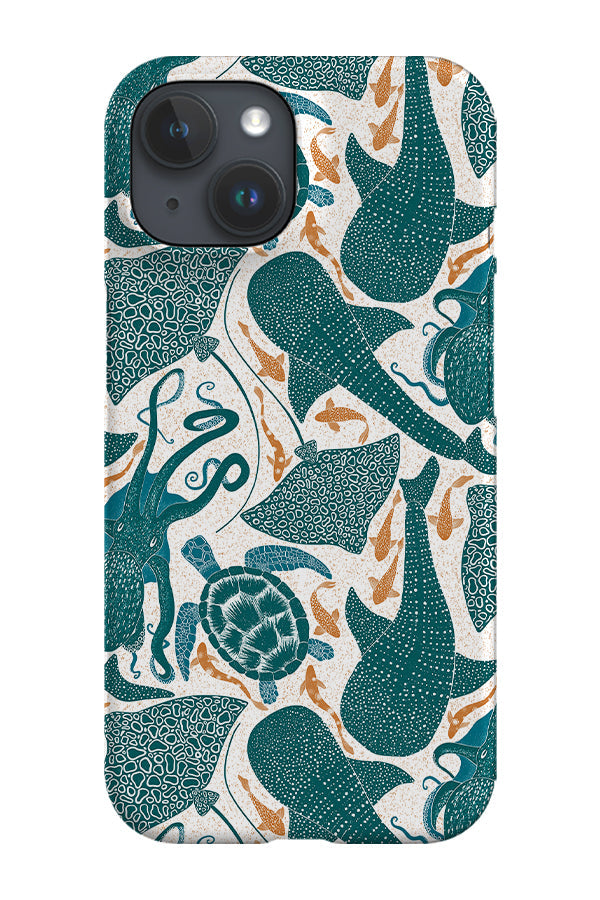 RoyalCovers.uk - Whale Shark Aqua by Denes Anna Design Phone Case (Blue)