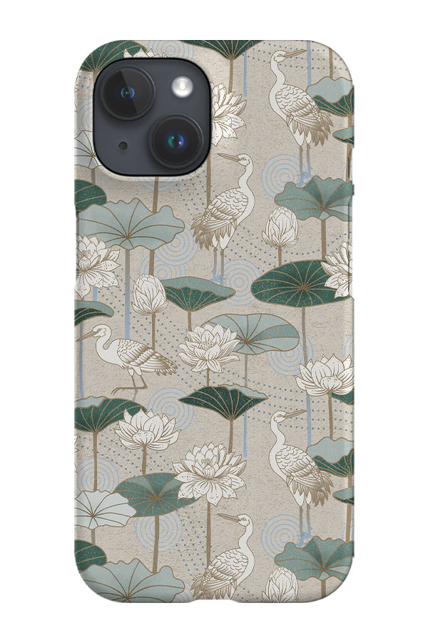 RoyalCovers.uk - White Lotus Tranquillity by Misentangledvision Phone Case (Beige)