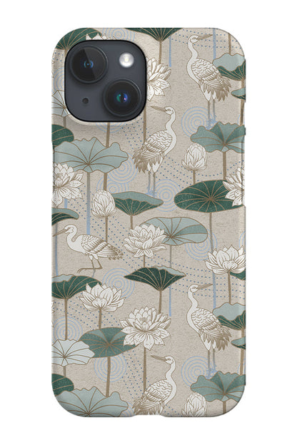 RoyalCovers.uk - White Lotus Tranquillity by Misentangledvision Phone Case (Beige)