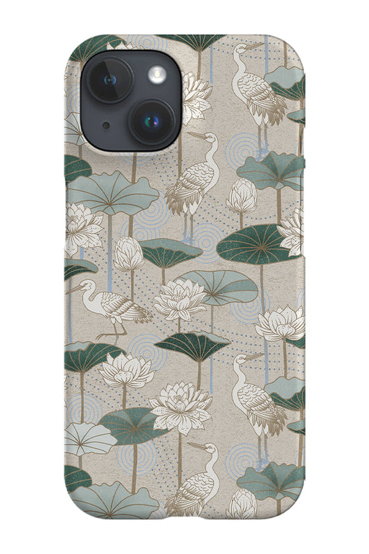 RoyalCovers.uk - White Lotus Tranquillity by Misentangledvision Phone Case (Beige)