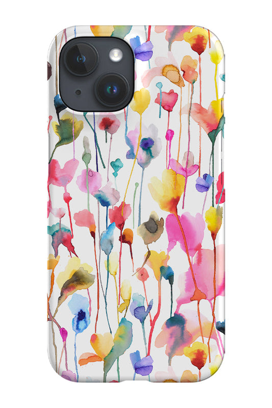 RoyalCovers.uk - Wild Flowers Watercolour By Ninola Design Phone Case (Rainbow)