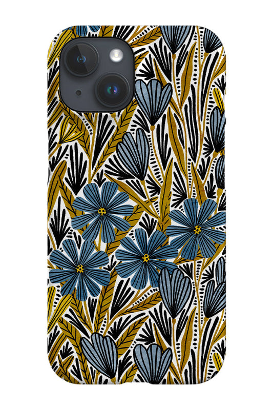 RoyalCovers.uk - Willa By Amy MacCready Phone Case (Blue and Yellow)