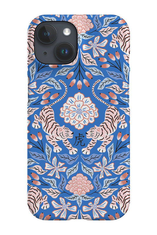 RoyalCovers.uk - Year of the Tiger by Vivian Hasenclever Phone Case (Blue)