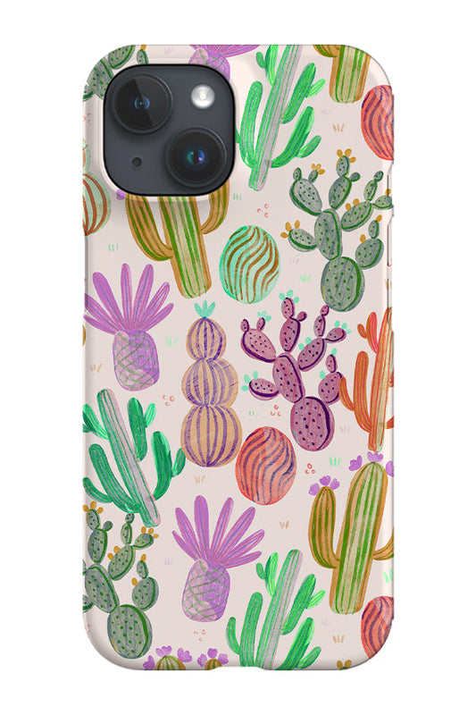 RoyalCovers.uk - Cactus Garden By Rebecca Elfast Phone Case (Beige)