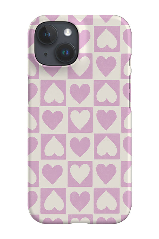 RoyalCovers.uk - Heart Check By Rebecca Elfast Phone Case (Lilac)
