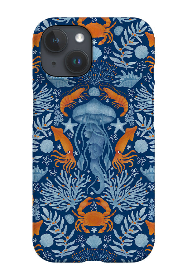 RoyalCovers.uk - Calming Jellyfish by Delively Dewi Phone Case (Blue)