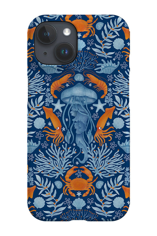 RoyalCovers.uk - Calming Jellyfish by Delively Dewi Phone Case (Blue)