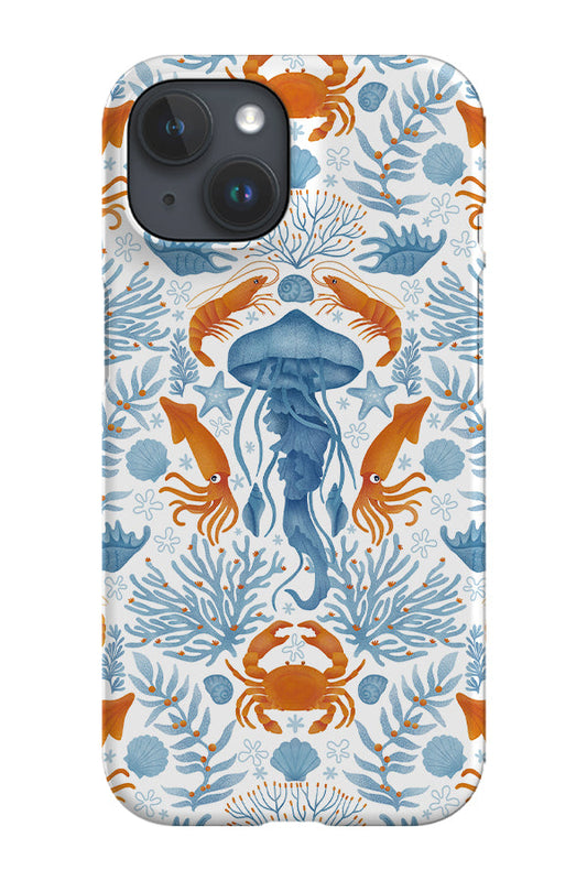RoyalCovers.uk - Calming Jellyfish by Delively Dewi Phone Case (White)
