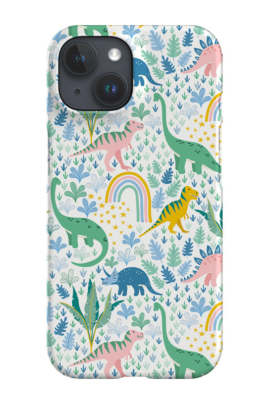 RoyalCovers.uk - Dinosaur Dreams by Vivian Hasenclever Phone Case (White)
