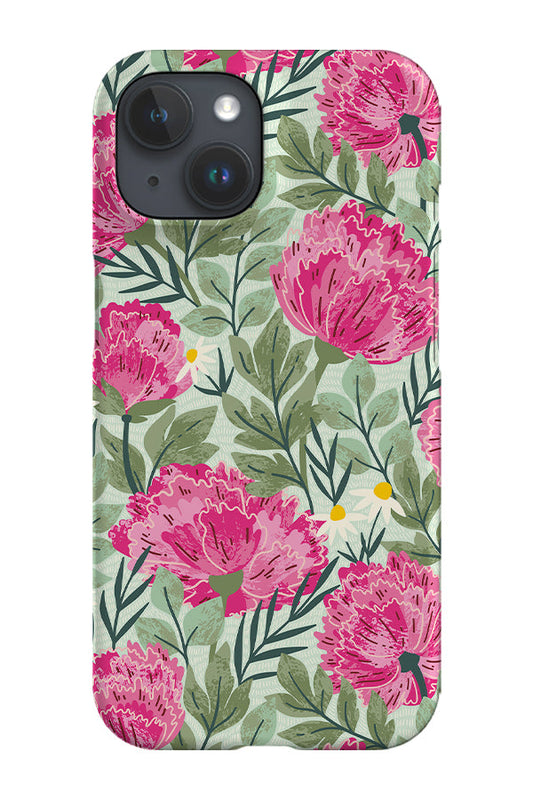 RoyalCovers.uk - Peonies By Maria Galybina Phone Case (Green)