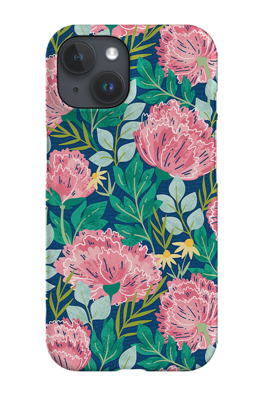 RoyalCovers.uk - Peonies By Maria Galybina Phone Case (Dark)