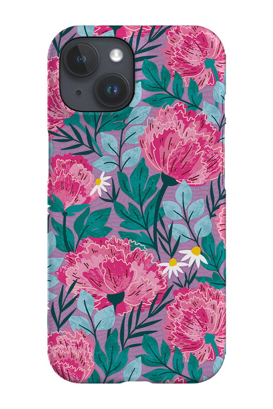 RoyalCovers.uk - Peonies By Maria Galybina Phone Case (Violet)