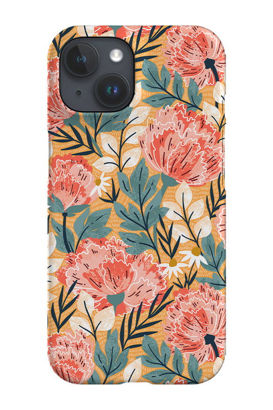 RoyalCovers.uk - Peonies By Maria Galybina Phone Case (Yellow)