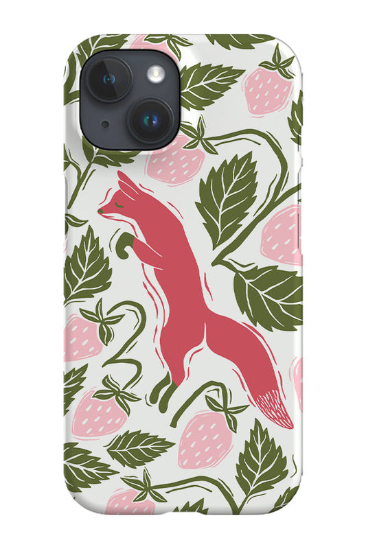 RoyalCovers.uk - Strawberry Fox by Vivian Hasenclever Phone Case (Pink)
