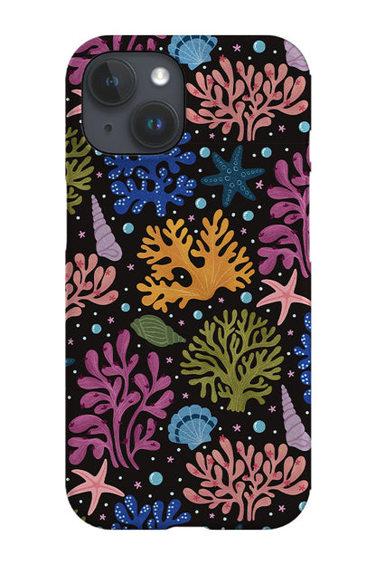 RoyalCovers.uk - Summer Ocean Reef by Delively Dewi Phone Case (Black)