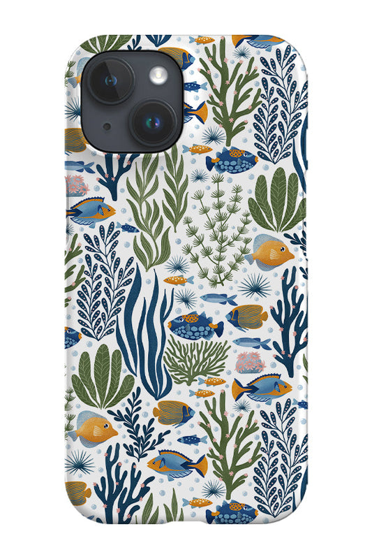 RoyalCovers.uk - Tropical Ocean by Delively Dewi Phone Case (White)
