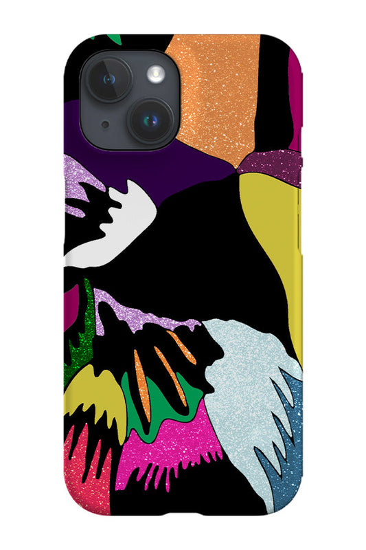 RoyalCovers.uk - Glitter Feathers Phone Case (Orange)