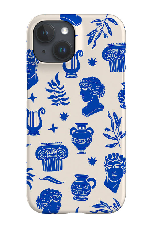 RoyalCovers.uk - Ancient Greek Scatter Phone Case (Beige Blue)