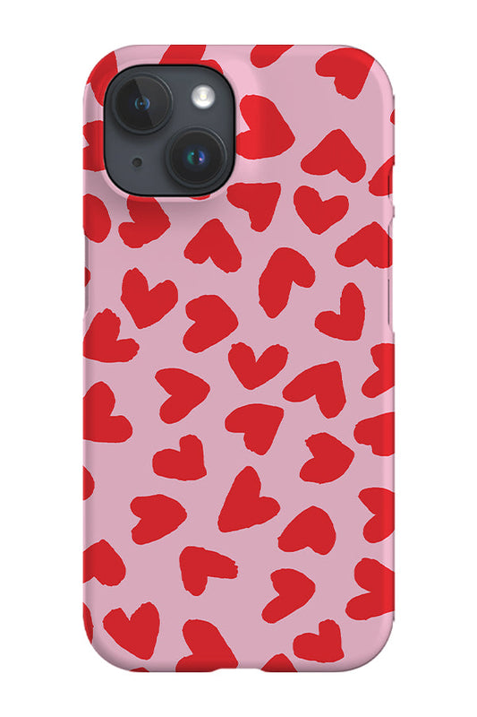 RoyalCovers.uk - Big Hearts Phone Case (Pink & Red)