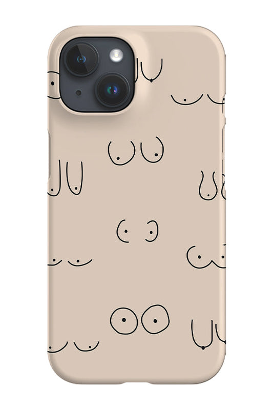 RoyalCovers.uk - Boob Print Phone Case (Peach)