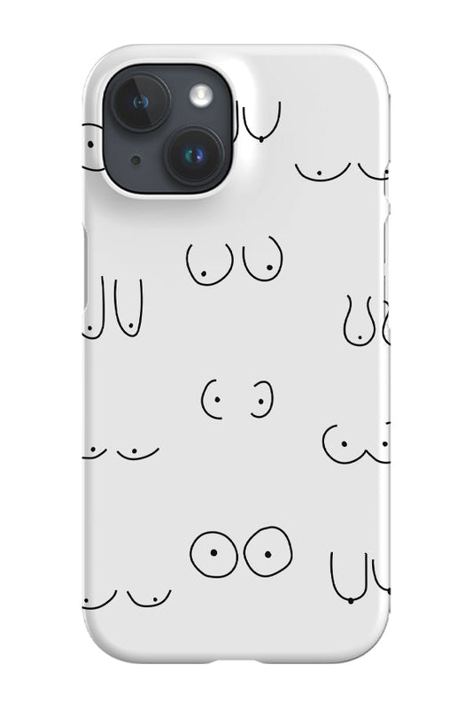 RoyalCovers.uk - Boob Print Phone Case (White)