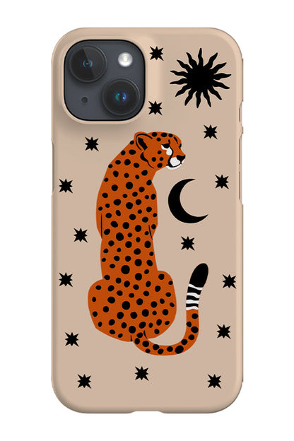 RoyalCovers.uk - Cheetah Star Moon Sun Phone Case (Beige)
