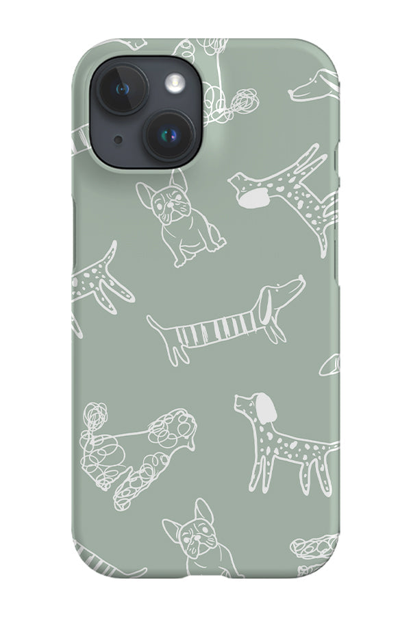 RoyalCovers.uk - Dogs Pattern Phone Case (Mint)