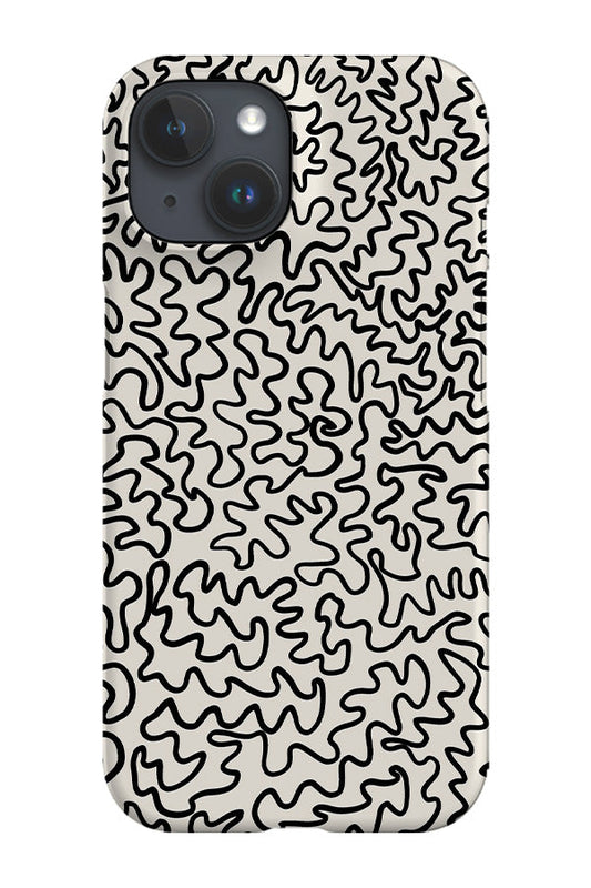 RoyalCovers.uk - Doodle Line Art Phone Case (Monochrome)