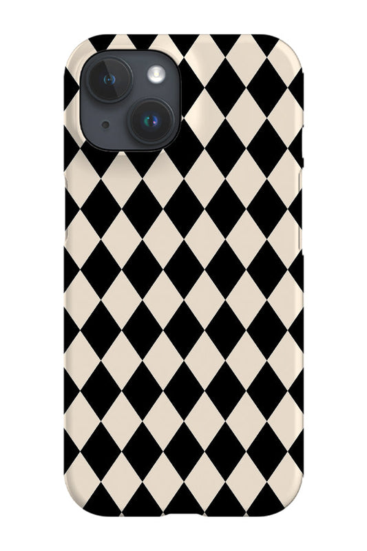 RoyalCovers.uk - Diamond Harlequin Phone Case (Black White)