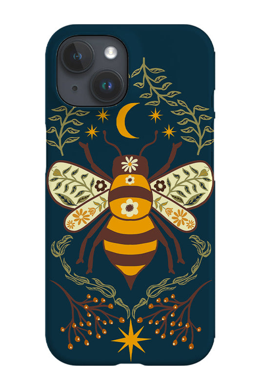 RoyalCovers.uk - Floral Bee Phone Case (Blue)
