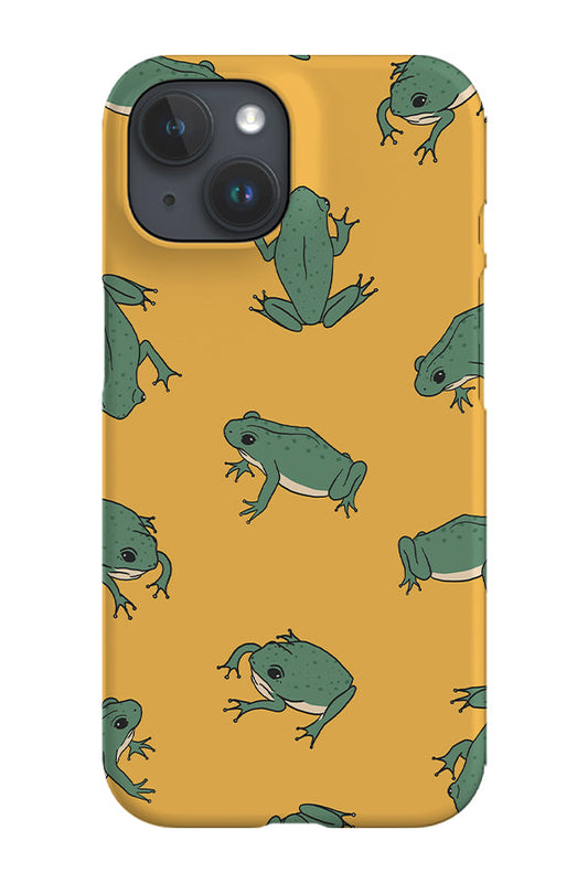 RoyalCovers.uk - Frog Scatter Print Phone Case (Orange)