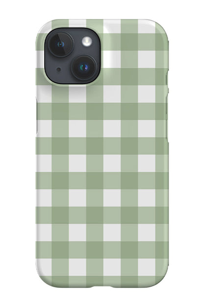 RoyalCovers.uk - Gingham Print Phone Case (Green)