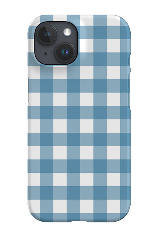 RoyalCovers.uk - Gingham Print Phone Case (Blue)