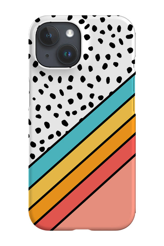 RoyalCovers.uk - Geometric Rainbow Phone Case (Coral)