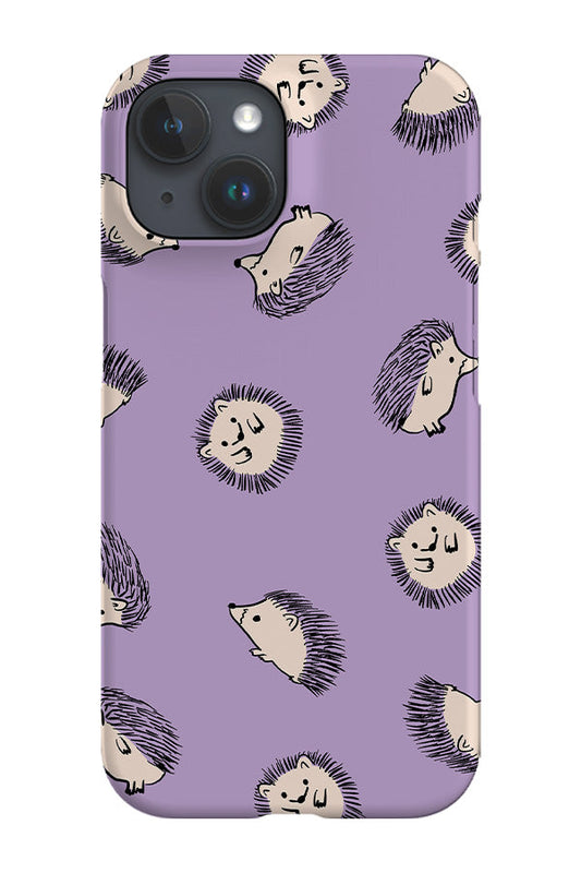 RoyalCovers.uk - Cute Hedgehogs Phone Case (Lilac)