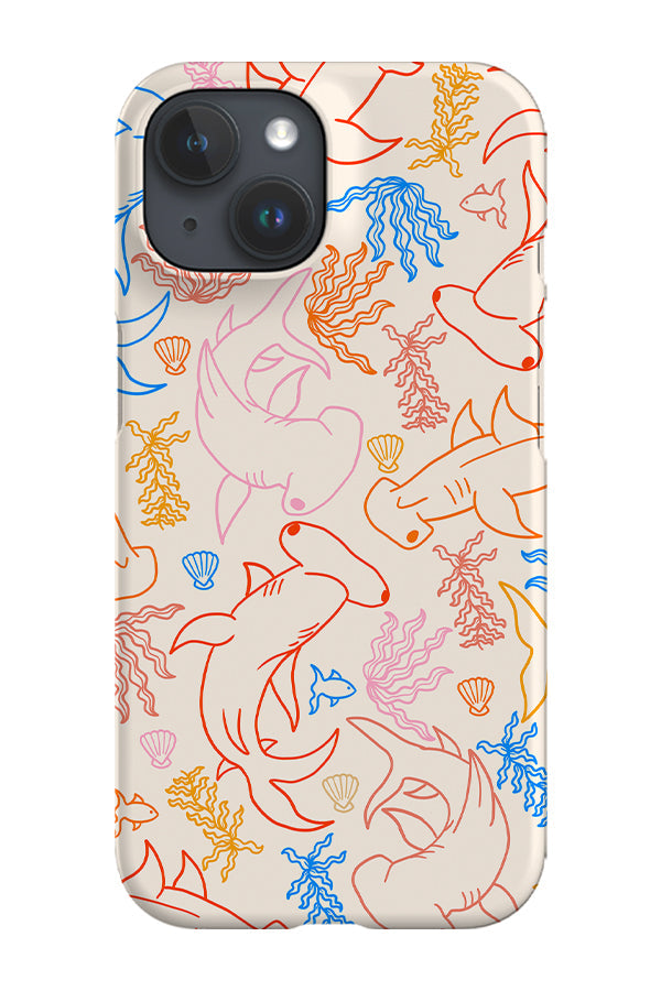 RoyalCovers.uk - Hammerhead Shark Coral Reef Phone Case (Bright Multicolour)