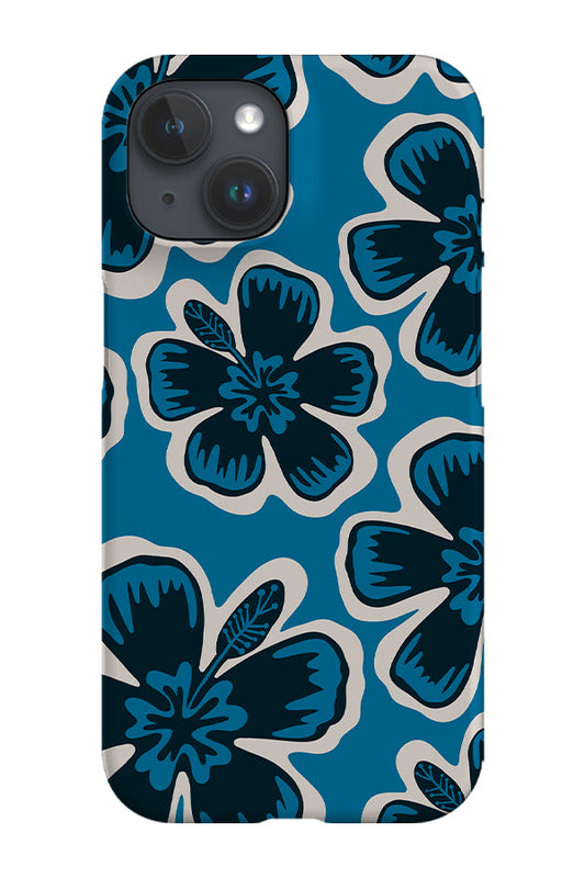 RoyalCovers.uk - Hibiscus Flower Phone Case (Blue)